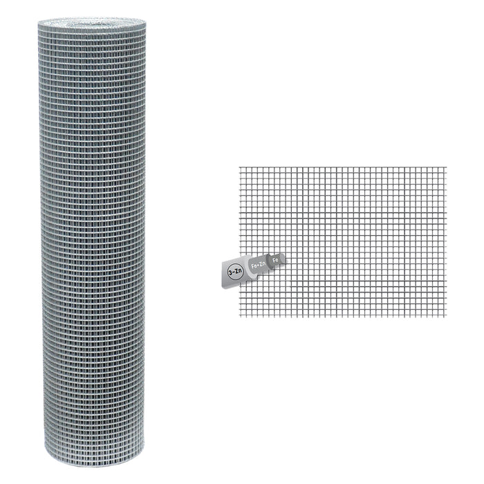 RETE ELETTROSALDATA ZINCATA 50 x 25 Filo Ø mm. 1,8 - H. cm 150  - SIDEX