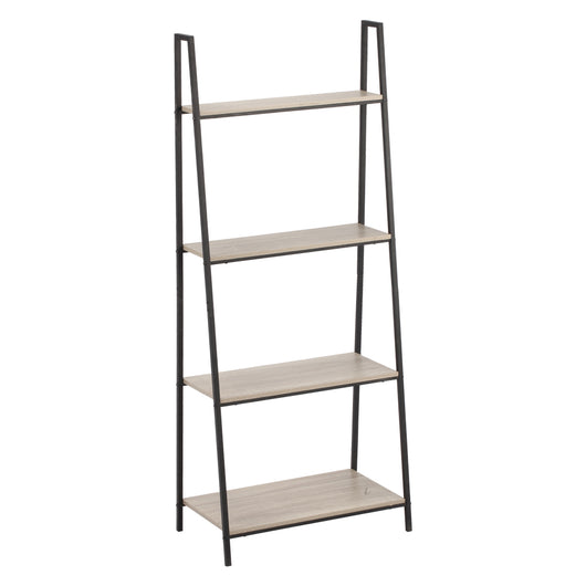 SCAFFALE ORGANIZER IN METALLO E LEGNO cm 60 x 35 x H 148 - 4 ripiani  - BricoGo