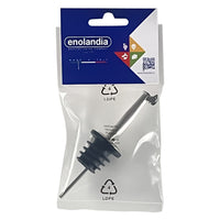 TAPPO VERSATORE 10,5 × 3 cm - colore nero  - ENOLANDIA