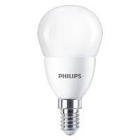 LAMPADA A LED 'SFERA' NATUR.4000K 4,9 W=40W E14 - 470 lm- 4 pezzi  - PHILIPS