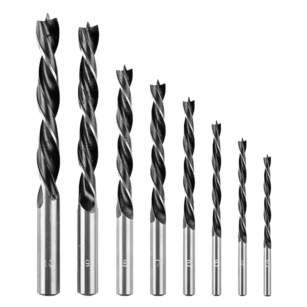 SERIE PUNTE PER LEGNO cf. 8 pz  - TOPTOOLS