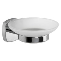 PORTA SAPONE SERIE 'STARTER' leghe metalliche - vetro opaco  - METAFORM