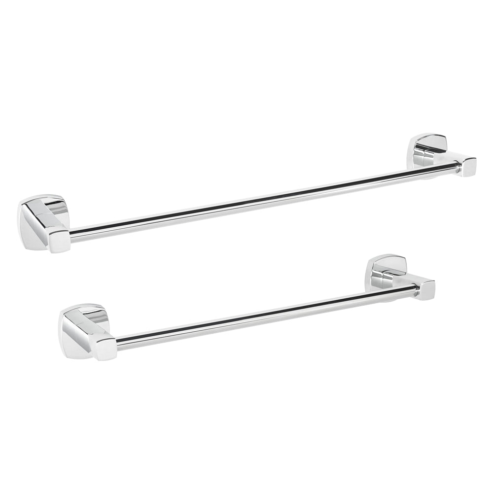 PORTA ASCIUGAMANI SERIE 'STARTER' inter. fori 30 cm - cm 36,8 x 5 x h. 4,8  - METAFORM