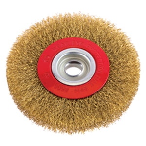 SPAZZOLA CIRCOLARE PER MOLA Ø mm 150 - foro mm 13  - PG