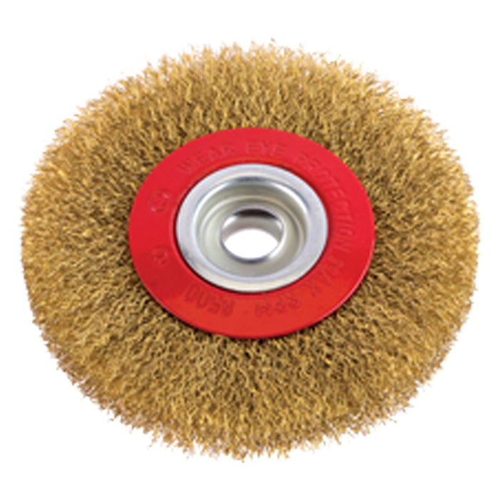 SPAZZOLA CIRCOLARE PER MOLA Ø mm 150 - foro mm 13  - PG