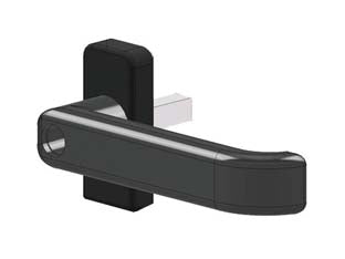 MEZZA MANIGLIA PER SERRAMENTI IN NYLON SERIE 5200- - mm.110 - 5 pezzi SECUREMME