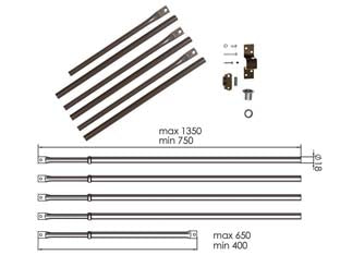 ASTE PER SERRATURA QUINTUPLICE 100Q- - ø mm.18 - 1 pezzi MOIA