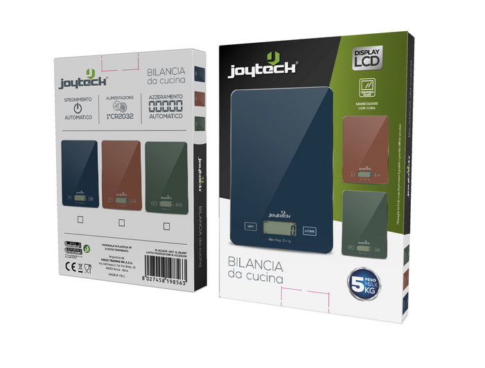 BILANCIA DIGITALE DA CUCINA portata massima 5 kg  - JOYTECK