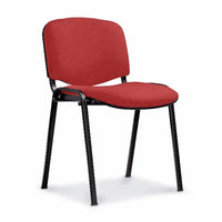 SEDIA DA INTERLOCUTORIA bordeaux - cm 54,5 x 58 x 81,5- 5 pezzi  - KASART