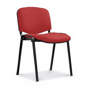 SEDIA DA INTERLOCUTORIA bordeaux - cm 54,5 x 58 x 81,5- 5 pezzi  - KASART