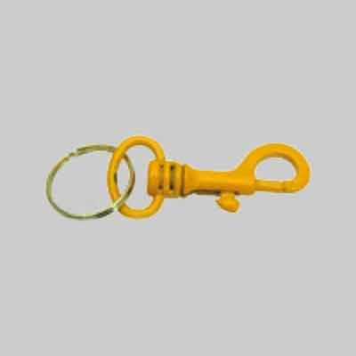 MOSCHETTONE PORTACHIAVI CON ANELLO 60 mm - 50 pezzi