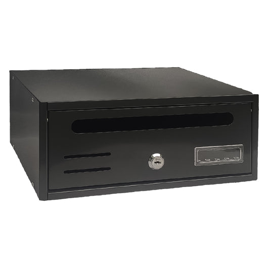 CASSETTA POSTALE SINGOLA ORIZZONTALE 1 posti - antracite - cm. 30x17,5x H. 12  - KASART