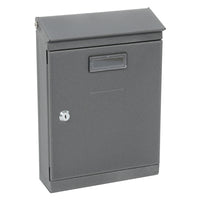 CASSETTA POSTALE 'GARDENIA' cm 23x85x h 32 - grigio argento  - KASART