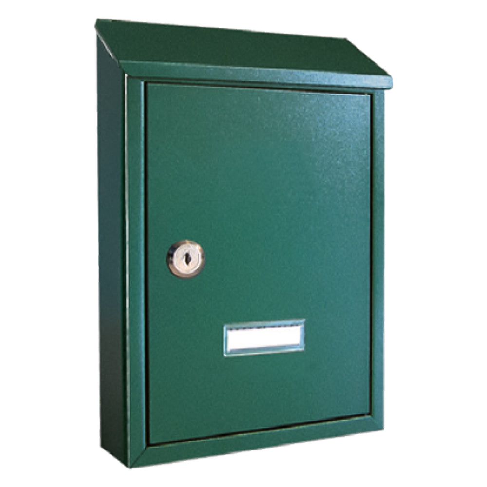 CASSETTA POSTALE 'NINFEA' cm 20,5x6,8x H.30 - verde muschio  - KASART