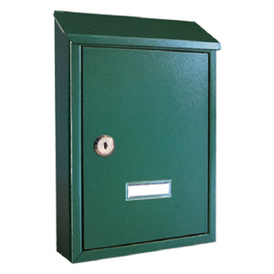 CASSETTA POSTALE 'NINFEA' cm 20,5x6,8x H.30 - verde muschio  - KASART