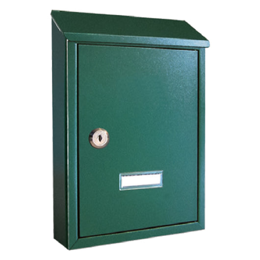 CASSETTA POSTALE 'NINFEA' cm 20,5x6,8x H.30 - verde muschio  - KASART