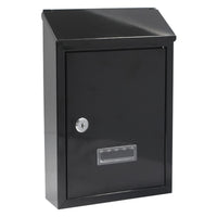 CASSETTA POSTALE 'NINFEA' cm 20,5x6,8x H.30 - grigio antracite  - KASART