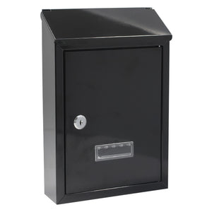 CASSETTA POSTALE 'NINFEA' cm 20,5x6,8x H.30 - grigio antracite  - KASART