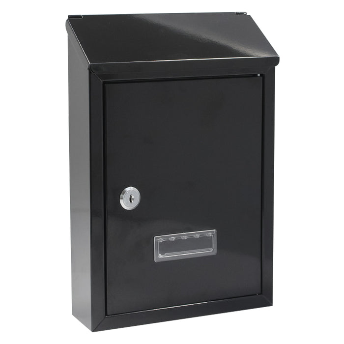 CASSETTA POSTALE 'NINFEA' cm 20,5x6,8x H.30 - grigio antracite  - KASART