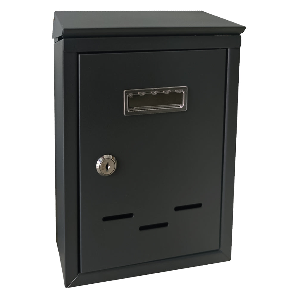 CASSETTA POSTALE 'MAGNOLIA SMALL' cm 18x6x H.26 - grigio antracite  - KASART