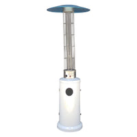 STUFA AEREA CILINDRICA 12,5 Kw - verniciata bianca  - KASART