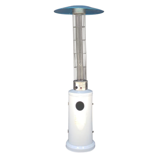 STUFA AEREA CILINDRICA 12,5 Kw - verniciata bianca  - KASART