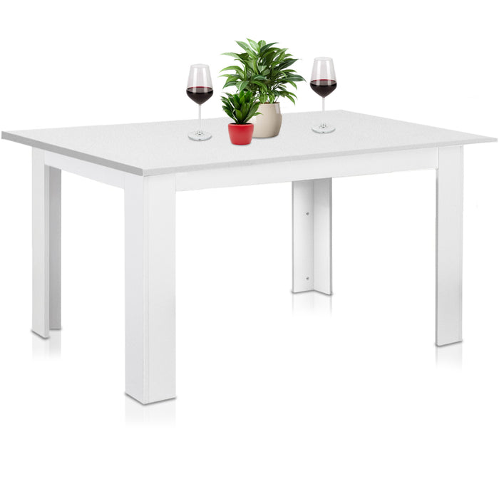 Tavolo Allungabile Cucina Sala Pranzo  da 90 a 120 x60x78cm Bianco Estensibile