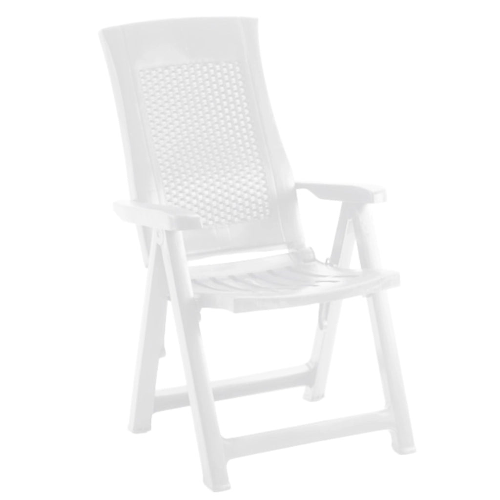 Alburni, Sedia da Esterno una Sedia Made in Italy, Bianco
