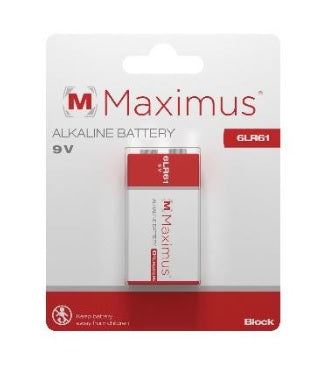 MAXIMUS PILA TRANSISTOR 9 VOLT confezione da BLISTER 12