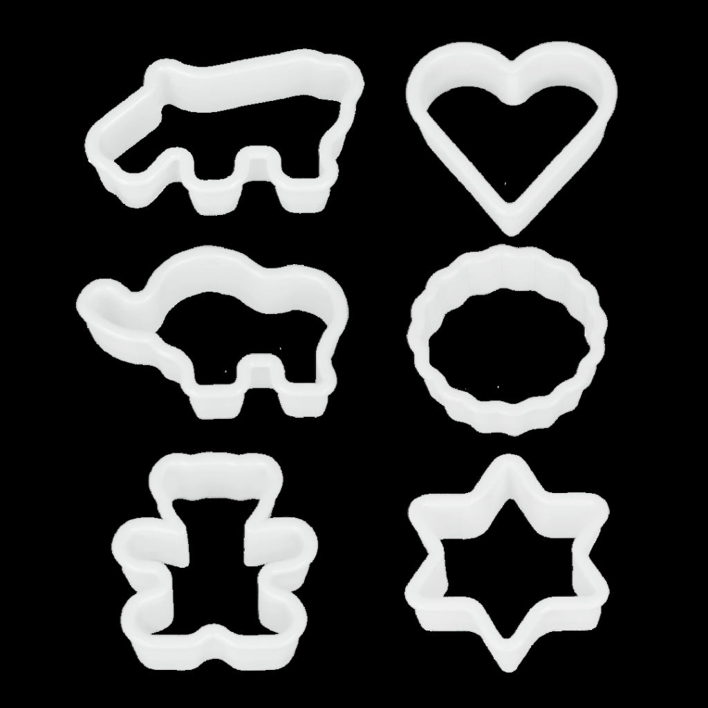 Set 6 Forme Per Biscotti In Plastica Abs - Metaltex