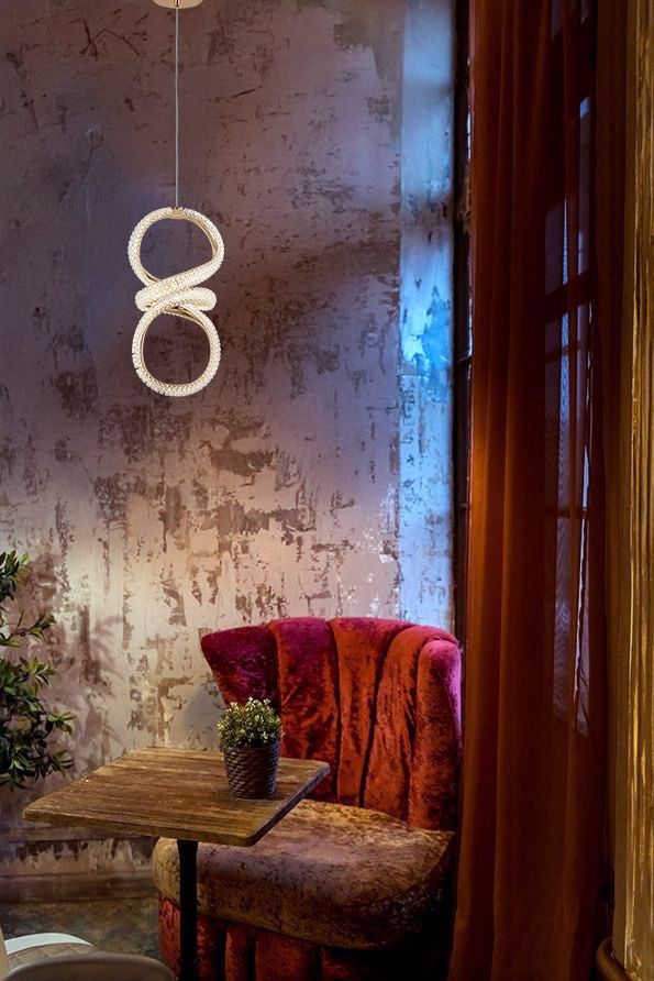 Lampada A Sospensione Led G070-cp Gold