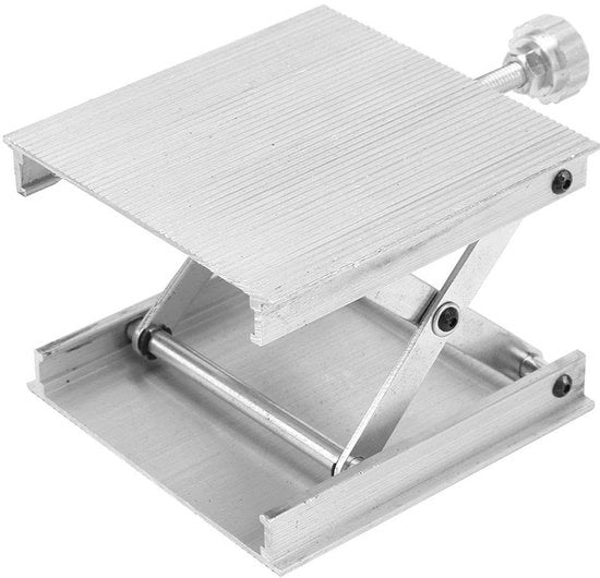 Piattaforma Hefbrug Laboratorio - Standard Universale - Costruita con Lega di Alluminio - Regolabile fino a 90 mm - Adatta per apparecchiature di laboratorio