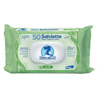 SALVETTE DETERGENTI 'SANO E BELLO' profumazione aloe  - SANO E BELLO