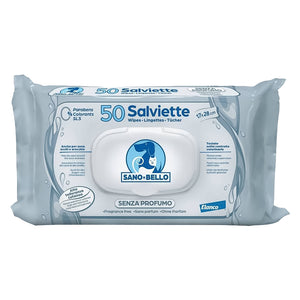 SALVETTE DETERGENTI 'SANO E BELLO' senza profumo  - SANO E BELLO