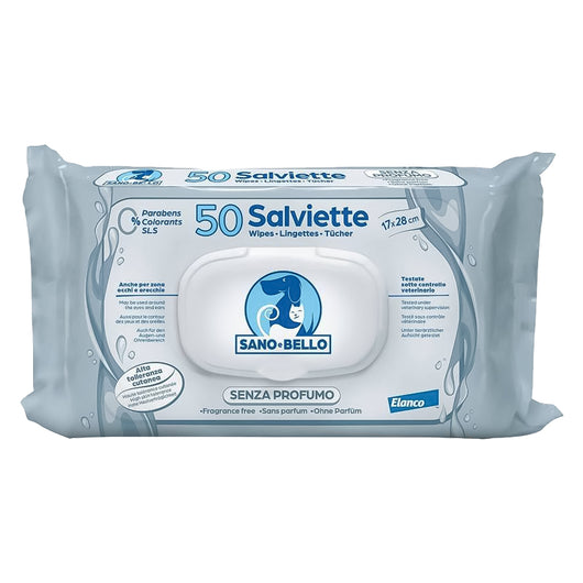 SALVETTE DETERGENTI 'SANO E BELLO' senza profumo  - SANO E BELLO