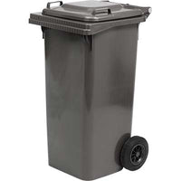 BIDONE QUADRO NETTEZZA URBANA CON RUOTE- - lt.240, cm.73x58,5x109,2h. - grigio - 1 pezzi XTRA