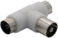 ADATTATORE TV DOPPIO  Ø mm. 9,52 10.00 pz