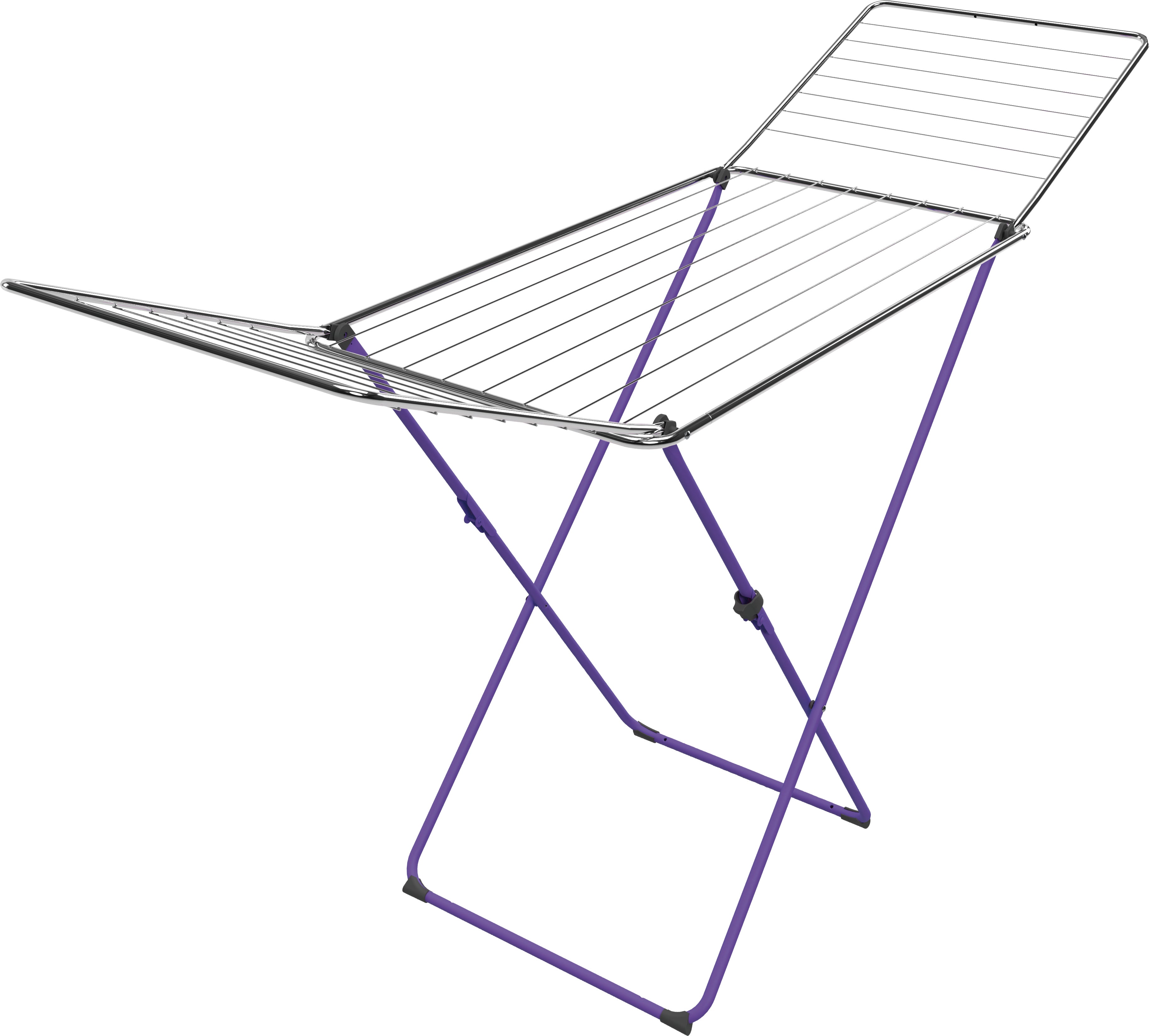 Vileda STENDIBIANCHERIA A CAVALLETTO RAINBOW cm. 199x55x93 h Stenditura mt. 20 Col. Assortiti
