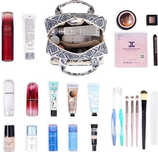 Organizzatore per il Bagno da Appendere per la Truccatura da Viaggio per Donne e Ragazze, Olifant, Bagno