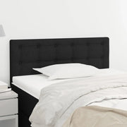 Testiera-Testata-Testiera Decorativa Nera 90x5x78/88 cm in Tessuto 778175