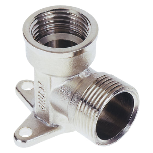 RACCORDO A STRINGERE CURVO CON FLANGIA 3 FORI 'ART. 539' 16 x 1/2 - femmina  - ICMA