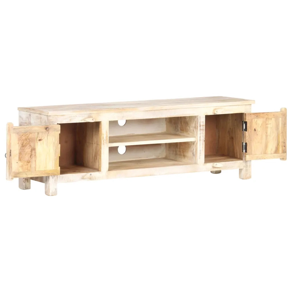 Mobile Porta TV 120x30x40 cm in Legno di Acacia Grezzo 320237
