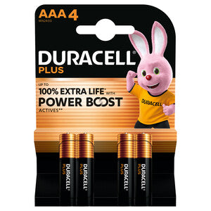 DURACELL PLUS POWERBOOST  M/STILO 4 PZ MN2400- 10,0 blister