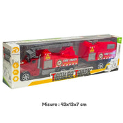 Trade Shop - Camion Dei Pompieri Mezzo Di Lavoro Vigili Del Fuoco Giocattolo Per Bambini 3+ -