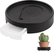 Pianta Rotativa a Rondello Esterno con Vasca per Acqua e 4 Ruote Universali per Uso Indoor e Outdoor 

Specifica tecnica:
- Diametro: 20 cm
- Capacità di carico: 50 kg
