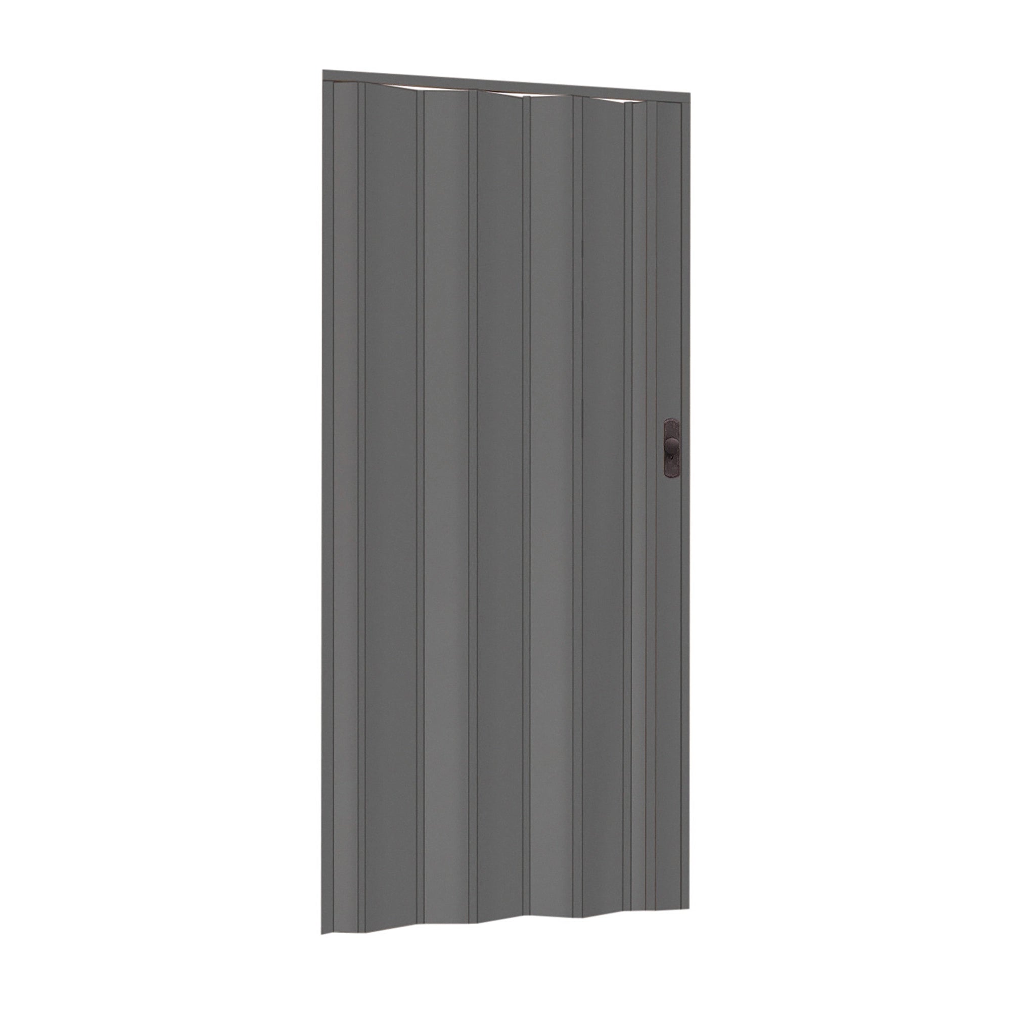 PORTA A SOFFIETTO EFFETTO LEGNO 82x214 cm - Col. Grigio