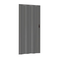 PORTA A SOFFIETTO EFFETTO LEGNO 82x214 cm - Col. Grigio