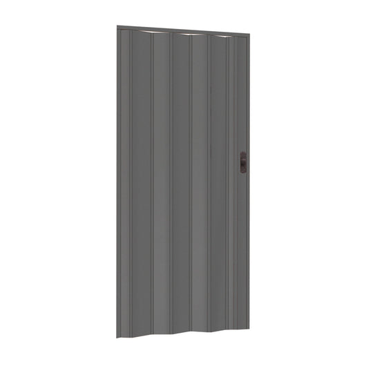 PORTA A SOFFIETTO EFFETTO LEGNO 82x214 cm - Col. Grigio