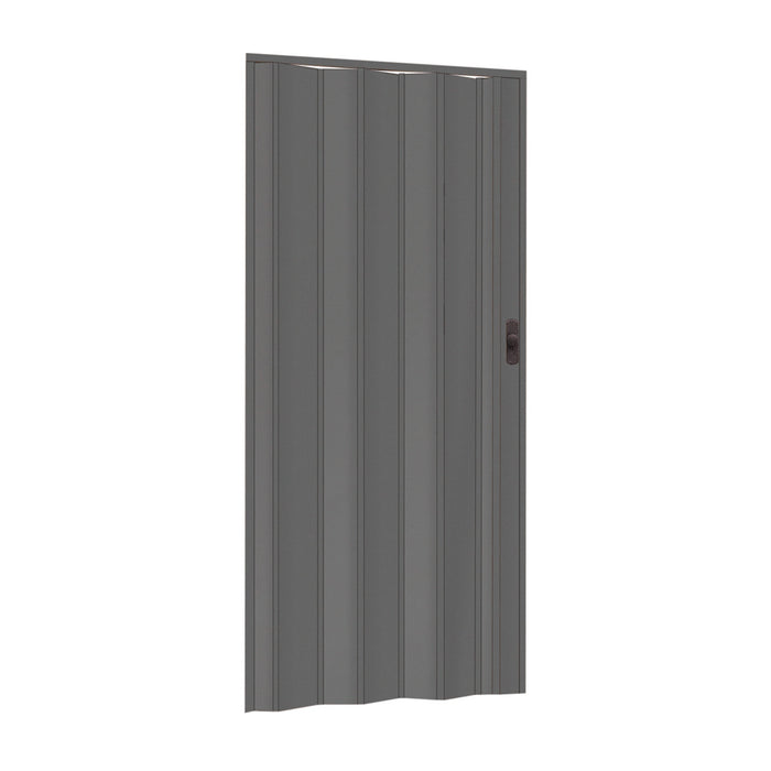 PORTA A SOFFIETTO EFFETTO LEGNO 82x214 cm - Col. Grigio
