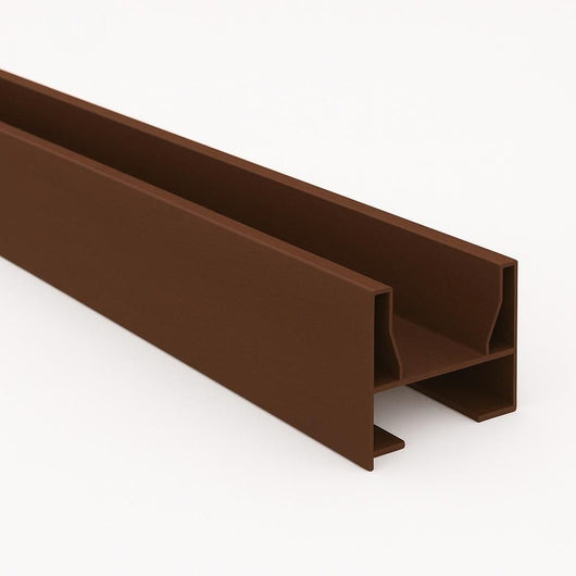 GUIDA SUPERIORE PER PORTA A SOFFIETTO  cm.150 noce    PINTO